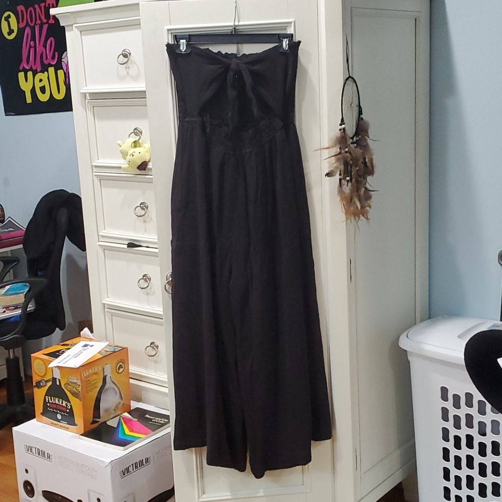 goth boho jumpsuit